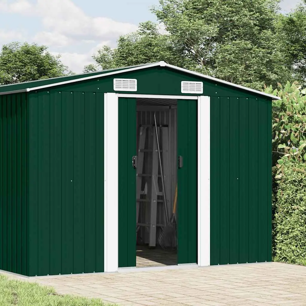Large Metal Garden Shed 8x16 ft Galvanized Steel Outdoor Storage Tool House, Customized