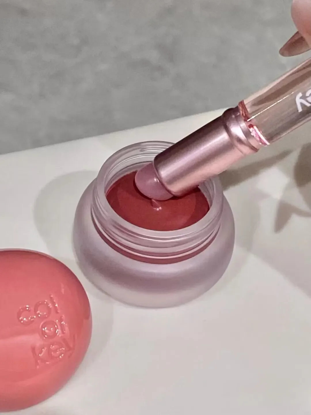 Colorkey Gelato Smalto per labbra Smalti per labbra e guance Balsamo multiuso Fard Rossetti idratanti LipCare Trucco cosmetico Bellezza