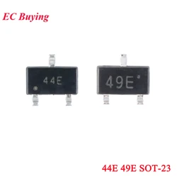 100Pcs/5pcs 44E 49E Hall Effect Sensor Switch SMD Hall Element SS49E AH49E A3144E SOT23 Sensor Switch Brushless Electric Motor