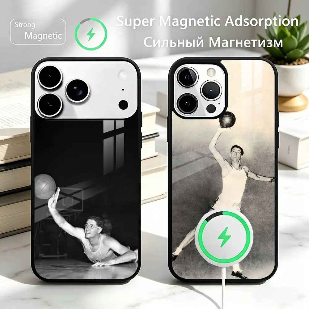 Basketball Sports Star Mikan 99 Phone Case For iPhone17,16,15,14,13,12 Plus,Pro Allows magnetic wireless charging