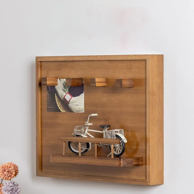 Wooden Electric Meter Box Decoration No Drilling Hanging Weak Current Box Cover Home Renovation Distribution Switch Cover ZI913