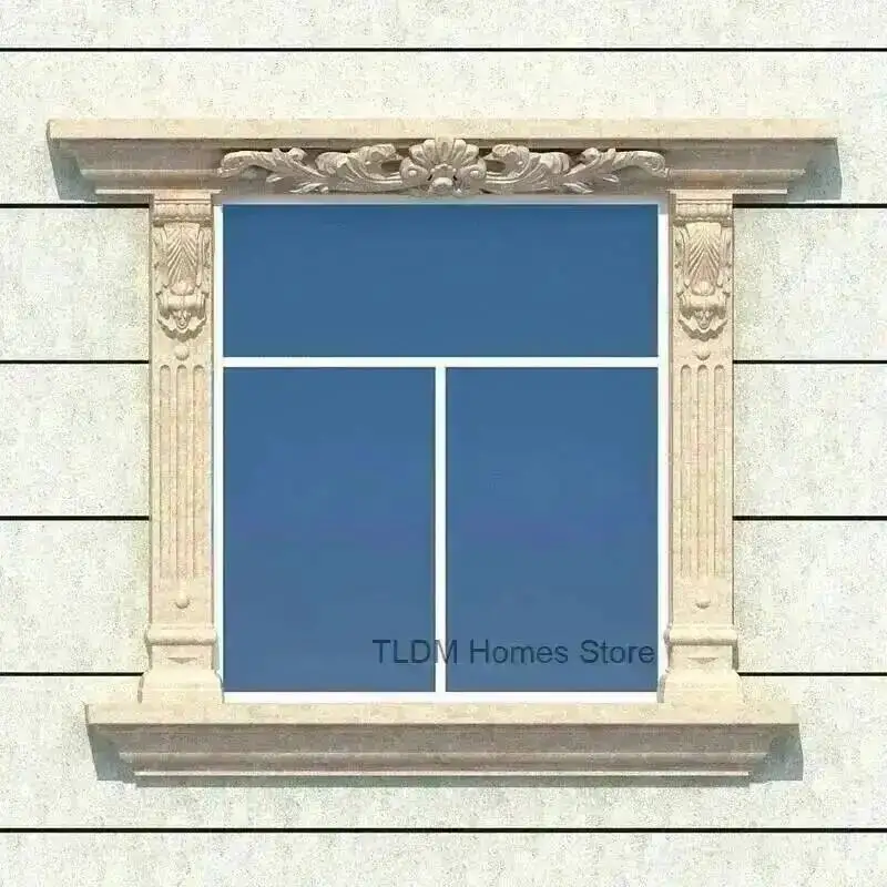 Roman Column Model ABS Adjustable Window Multi Pattern Window Cover Molds European Villa Square Column Mold House Wall Decor