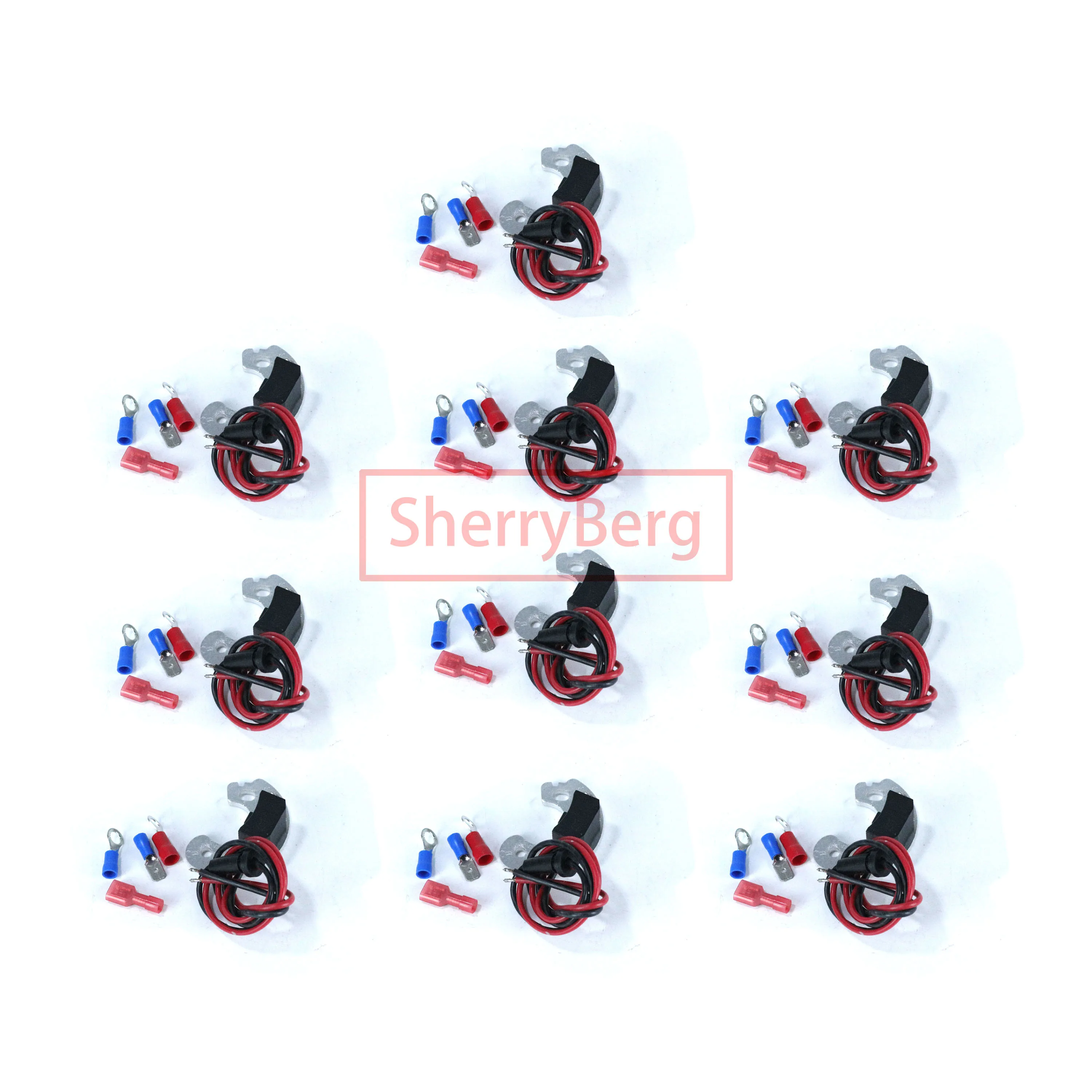 

Распределитель SherryBerg, комплект для переоборудования электронного зажигания, 6 цилиндров, 6 цилиндров для Toyota Nippon Denso Bedford Rascal HOLDEN, 10 шт.