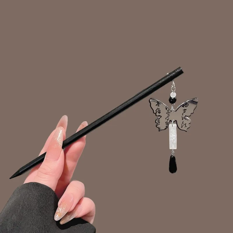 Chinese Style Hairpin Classy Hairclips new elegant Headwear for Women silver hair sticks design hair accessories view 4