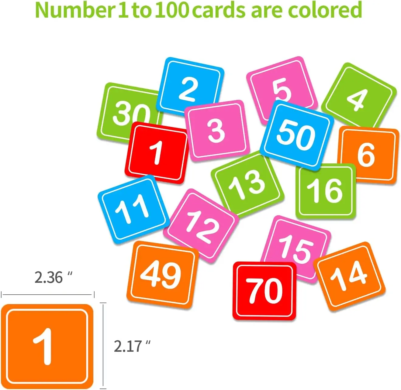 120 Pockets Hundred Pocket Chart with 150 Pieces Double-Sided Number Cards Number Pocket Chart for Classroom Home Counting