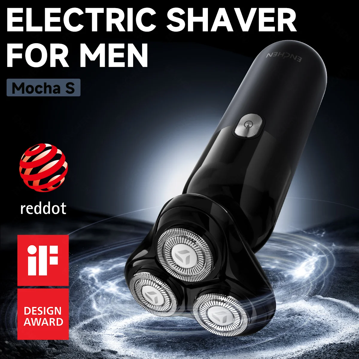 

ENCHEN Electric Shaver Professional Hair Trimmer Waterproof Beard Trimmer Portable Shaver Razors Shaving Machine for Men Mocha S