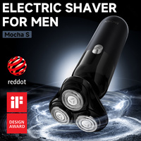 ENCHEN Electric Shaver Professional Hair Trimmer Waterproof Beard Trimmer Portable Shaver Razors Shaving Machine for Men Mocha S
