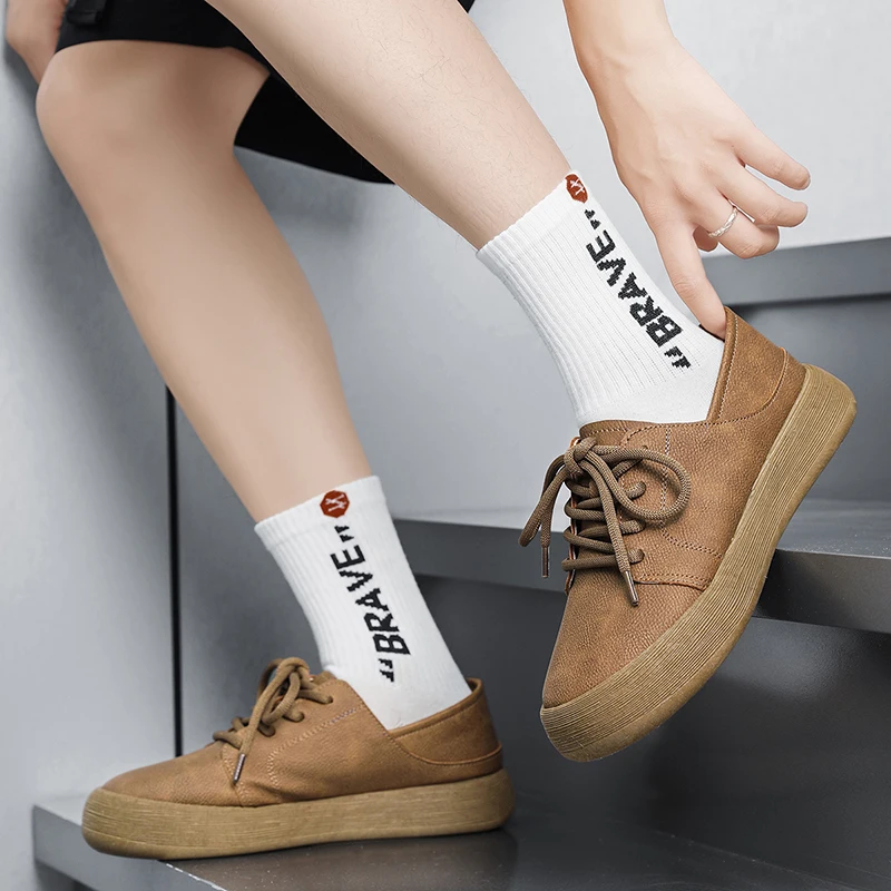 

Fashionable Retro Casual Trendy Men's Shoes Outdoor Flat Bottom Versatile Daily Wear Comfortable Footwear