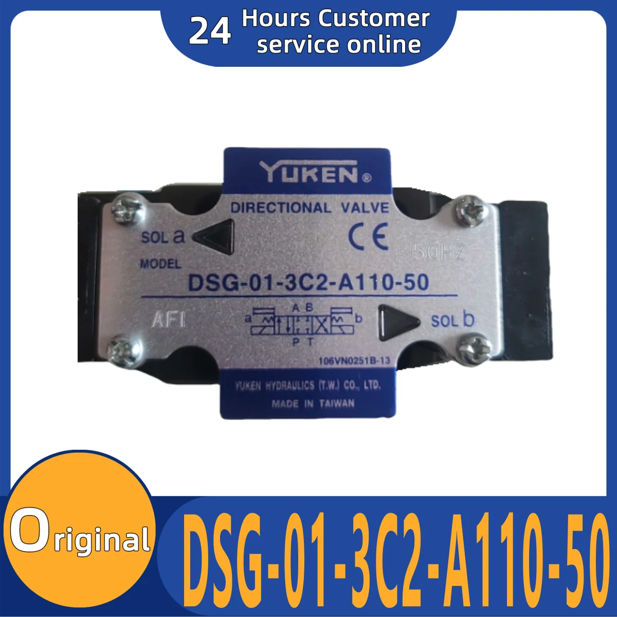 

Совершенно новый оригинальный магнитный клапан DSG-01-3C2-A110-50