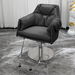 Silla De barbería con elevación giratoria, sillón De barbero De lujo, cómoda, para teñir el cabello, muebles De belleza