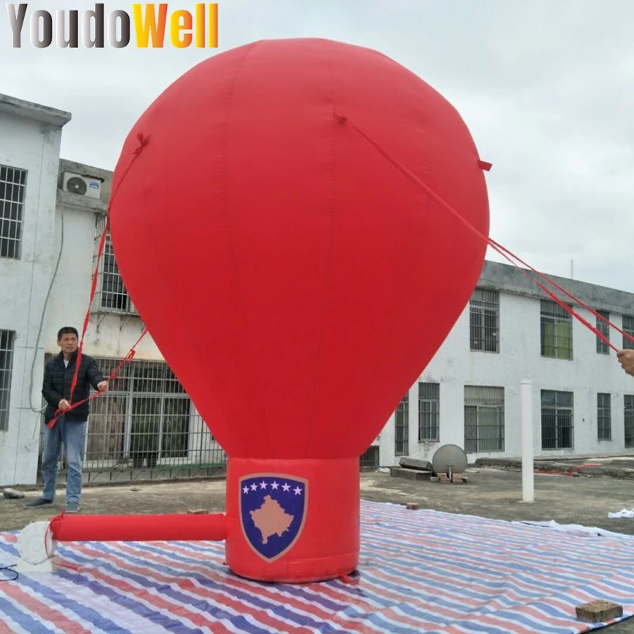 

Custom Inflatable Hot Air Balloon Giant Colorful Advertising Ground Balloon