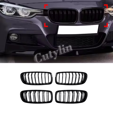 Car Racing Grill Front Bumper Grille Hood Grid Accessories For BMW 3 Series F31 F30 F35 2013 2014 2015 2016 2017 2018 2019