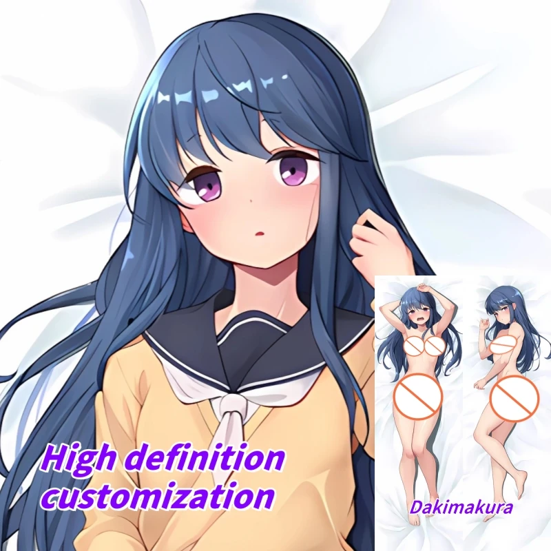 

Dakimakura Anime Pillow Case Yuru camp Shima Rin Double-sided Print Of Life-size Body Pillowcase Can be Customized