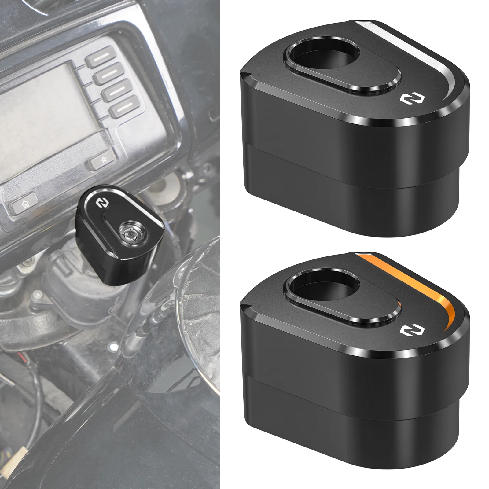 For 2017-2023 Harley Street Glide FLHX Motorcycle Ignition Switch Knob Cover for Harley Tri Glide Ultra FLHTCUTG 2016-2023