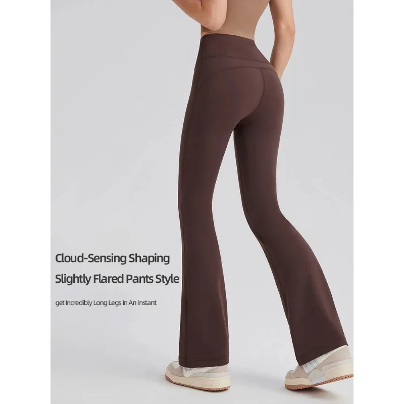 Women Flare Pants Slim High Waist Solid Sexy Shark Flare Pants Fashion Casual Streetwear Elastic Butt Lift Skinny Yoga Leggings