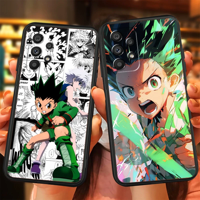 Hunter X Hunter Popular Anime For Samsung A53 A52 A33 A32 A51 A71 A21S A13 A73 A55 A22 A23 A35 A72 A54 A12 5G Black Soft