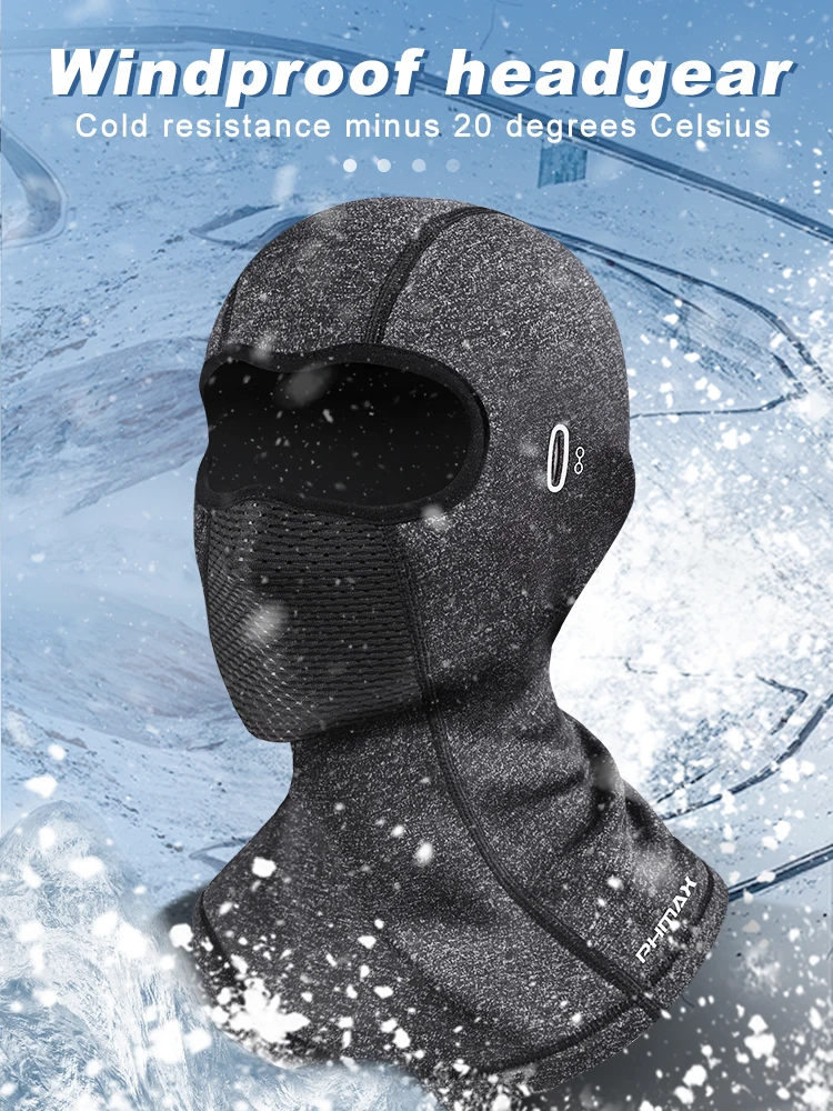 AliExpress PHMAX Warm Cycling Mask Winter Windproof Breathable Full Face Mask Balaclava Road Bike Motorcycle Scarf Cycling Headwear