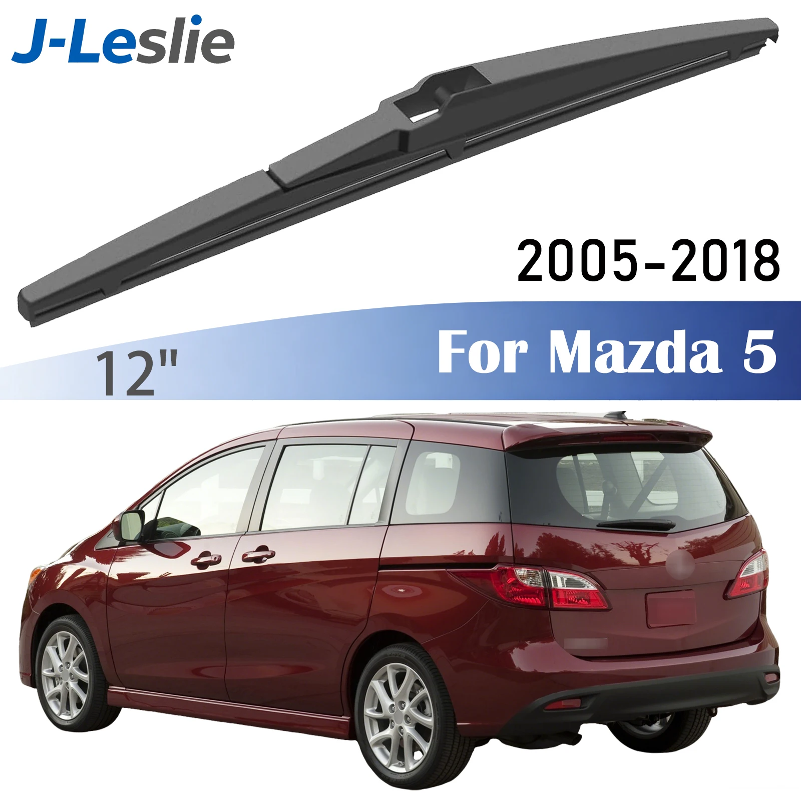 12-Zoll-Heckwischerblatt für Mazda 5 MK2 MK3 2005-2018 Windschutzscheibenwischer Fensterreinigungsbürsten Autozubehör scheibenwischer Hinten Heckwischerarm