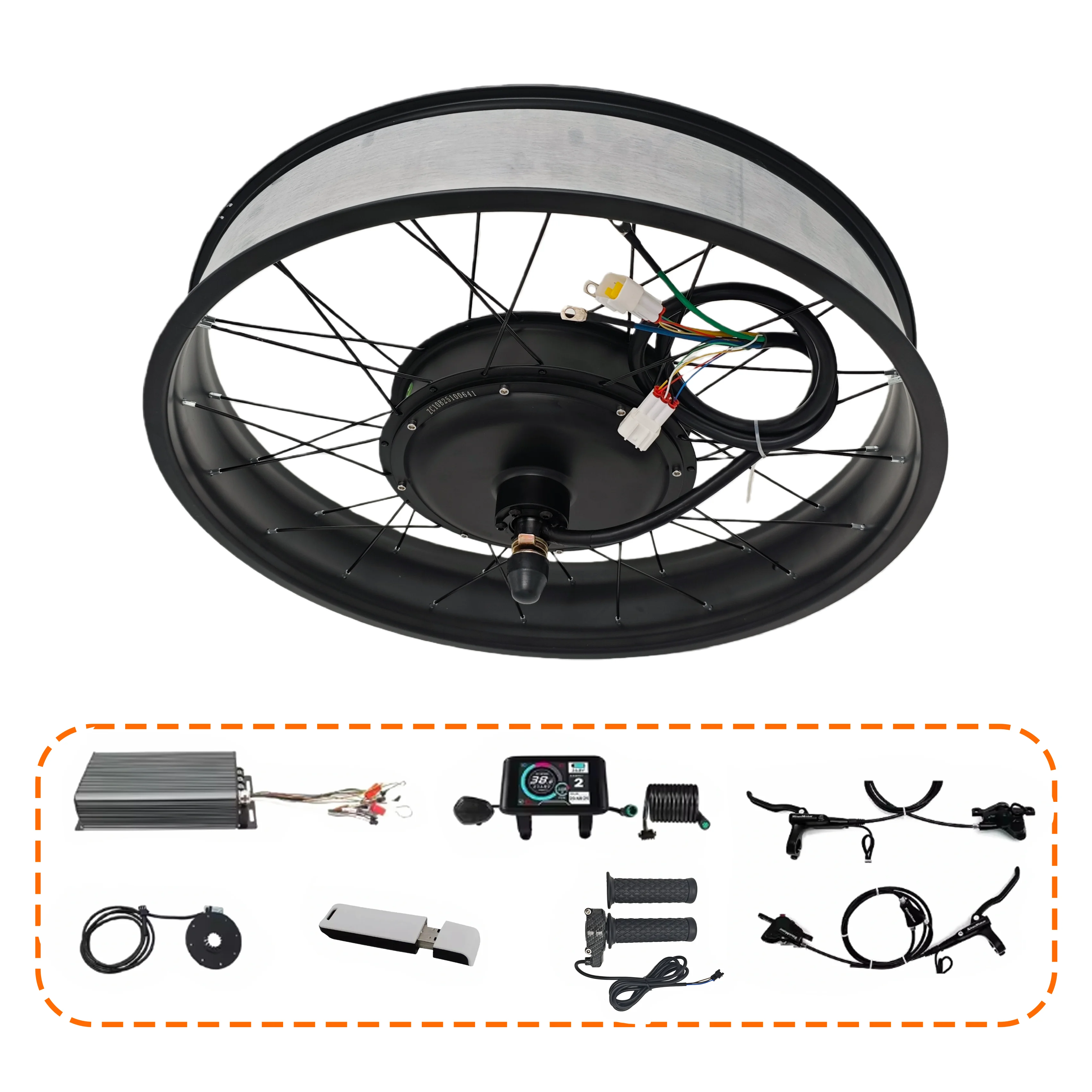 

48V-72V 3000W-5000W 20/24/26x4.0" High Power Speed eBike Fat Wheel Conversion Kits