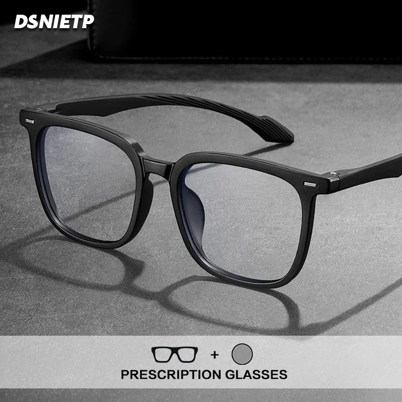 

Dsnietp Fashion TR90 Large Reading Glasses Men Ultra Light Prescription Glasses Frame Women Photochromic Myopia Eyewear
