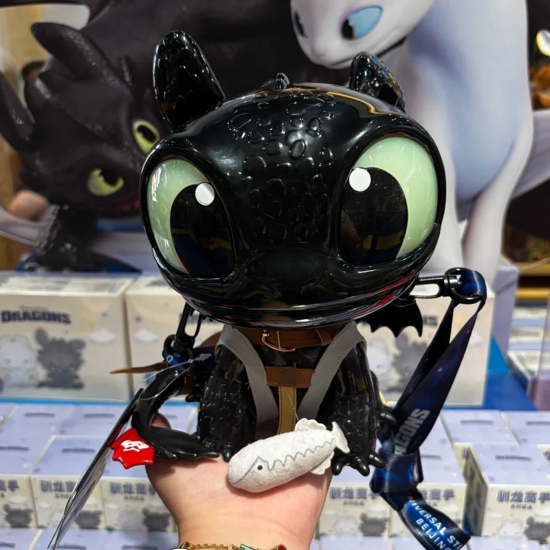 

Пластиковое ведерко для попкорна Universal Studios «Как приручить дракона» с Беззубиком, 20 см, декоративный сувенир для хранения