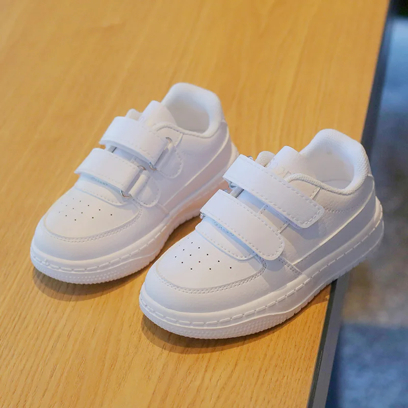Boys Lightweight Low-top Sneakers Spring Autumn Girls Soft-soled Breathable Shoes Durable Sports Shoes Children Kids Campus Wear