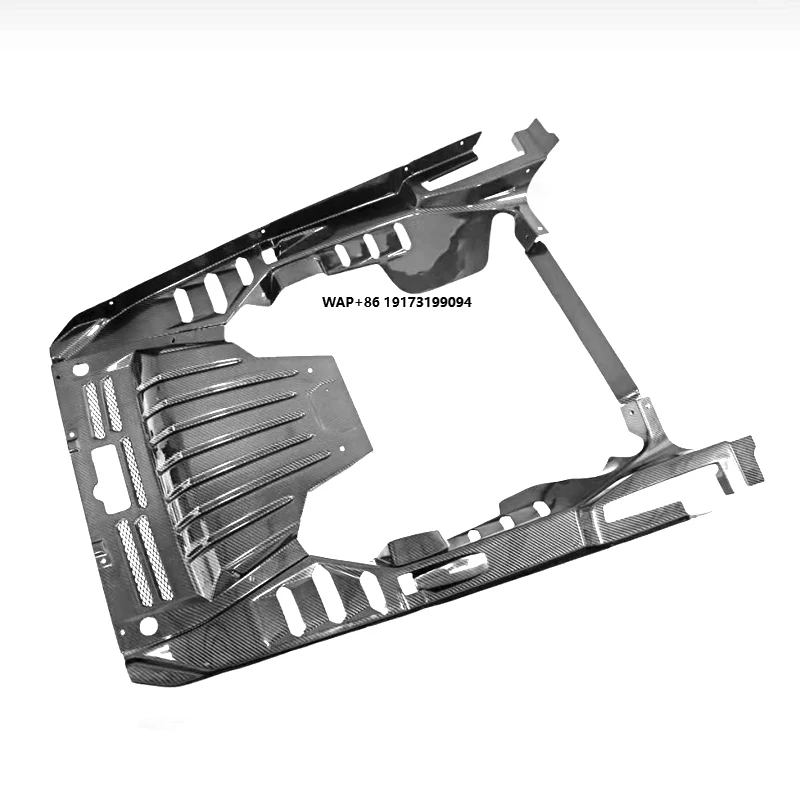 Acessórios para Carro Kit de Acabamento em Fibra de Carbono Seco para o Compartimento do Motor Tampa do Motor Interior para Huracan LP610-LP580