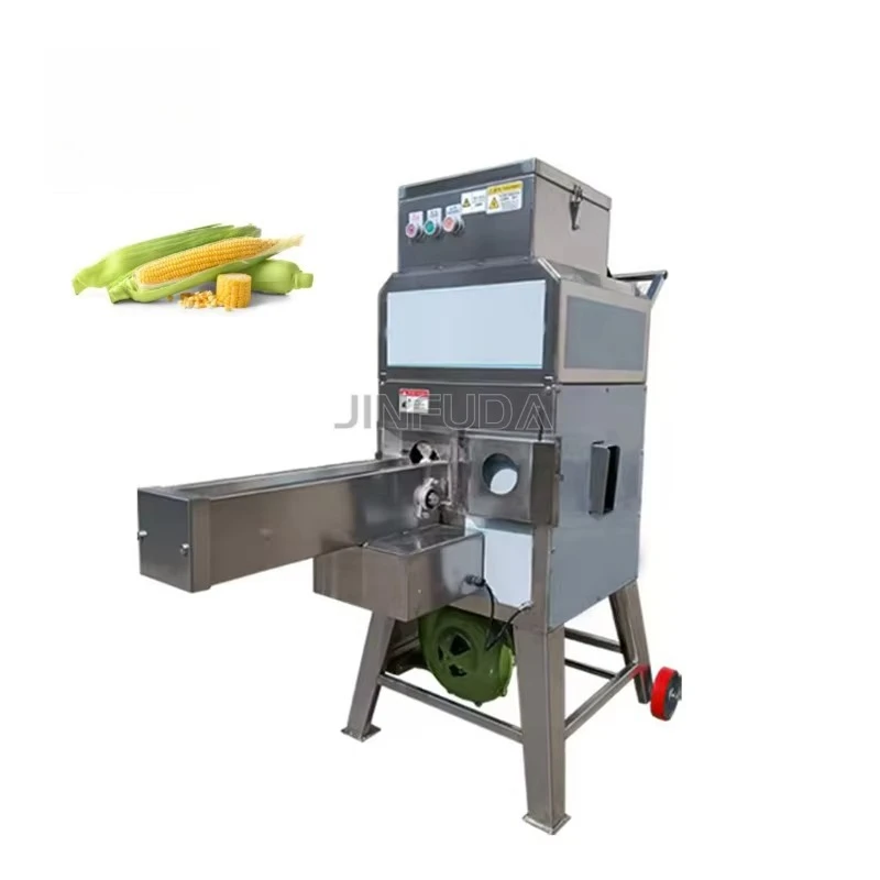 Shelling Thresher Tender Fresh Maize Sheller Sweet Corn Threshing Machine