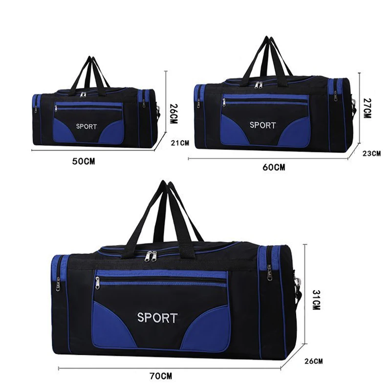 Faltbare Sporttasche große Kapazität Gepäck tasche lange und kurze Reise Reisetaschen Fitness Fitness Yoga Tasche für im Freien