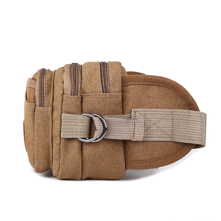 Herren-Gürteltasche, Reisetasche mit Verstellbaren Schultergurten, Ideal für Outdoor-Wanderungen und Camping – Detail 1