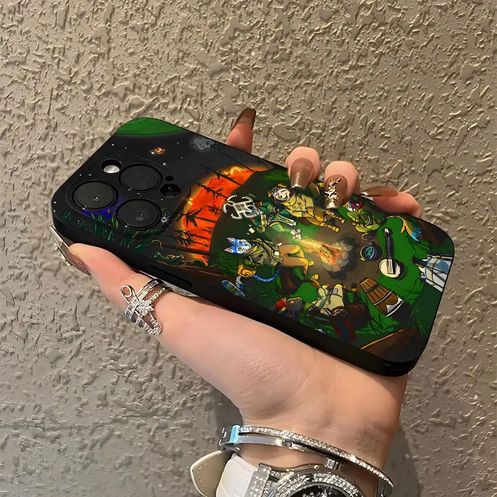 MINISO-Outer Wilds Spiel Telefon Fall Für IPhone 17 15 16 13 Pro Max 14 12 11 Xr X 8 7 6 plus Luxus 2025 Zurück Abdeckung