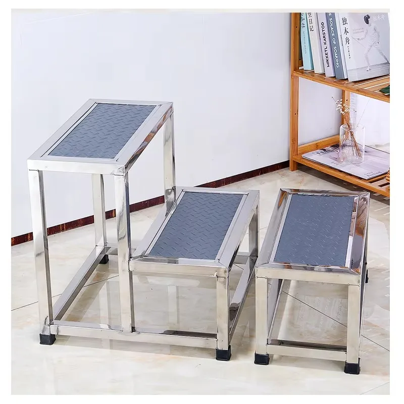 Kitchen Children Step Ladders Stools Multi Purpose Toddler Wood And Metal 2 Step Stools For Adults Kids