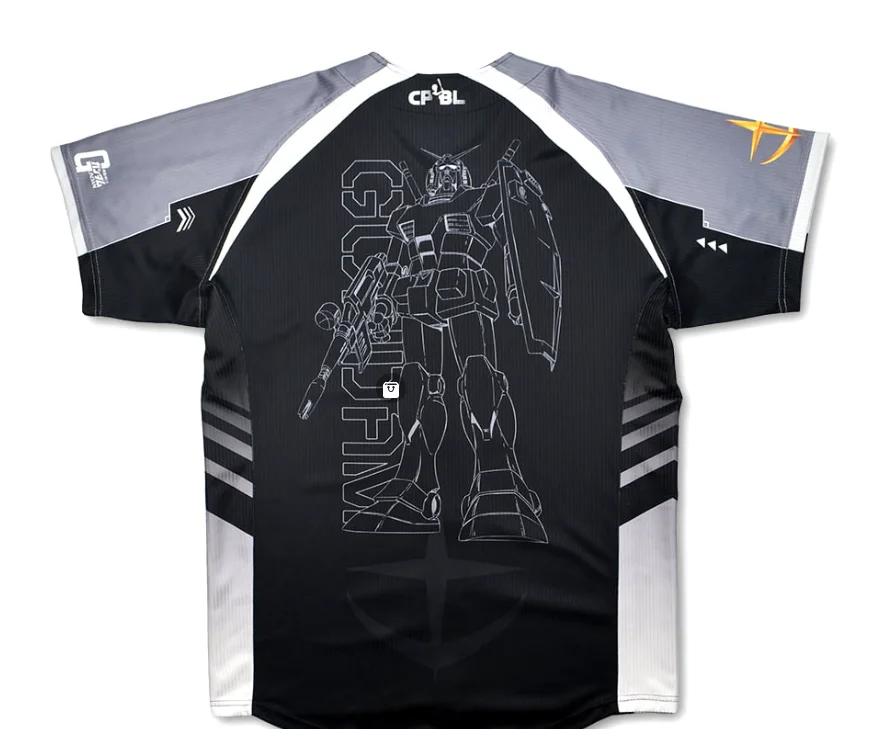 

New Japanese Anime Bandai Gundam Mecha T-shirt, Quick-drying Printed Football Jersey for Men and Children