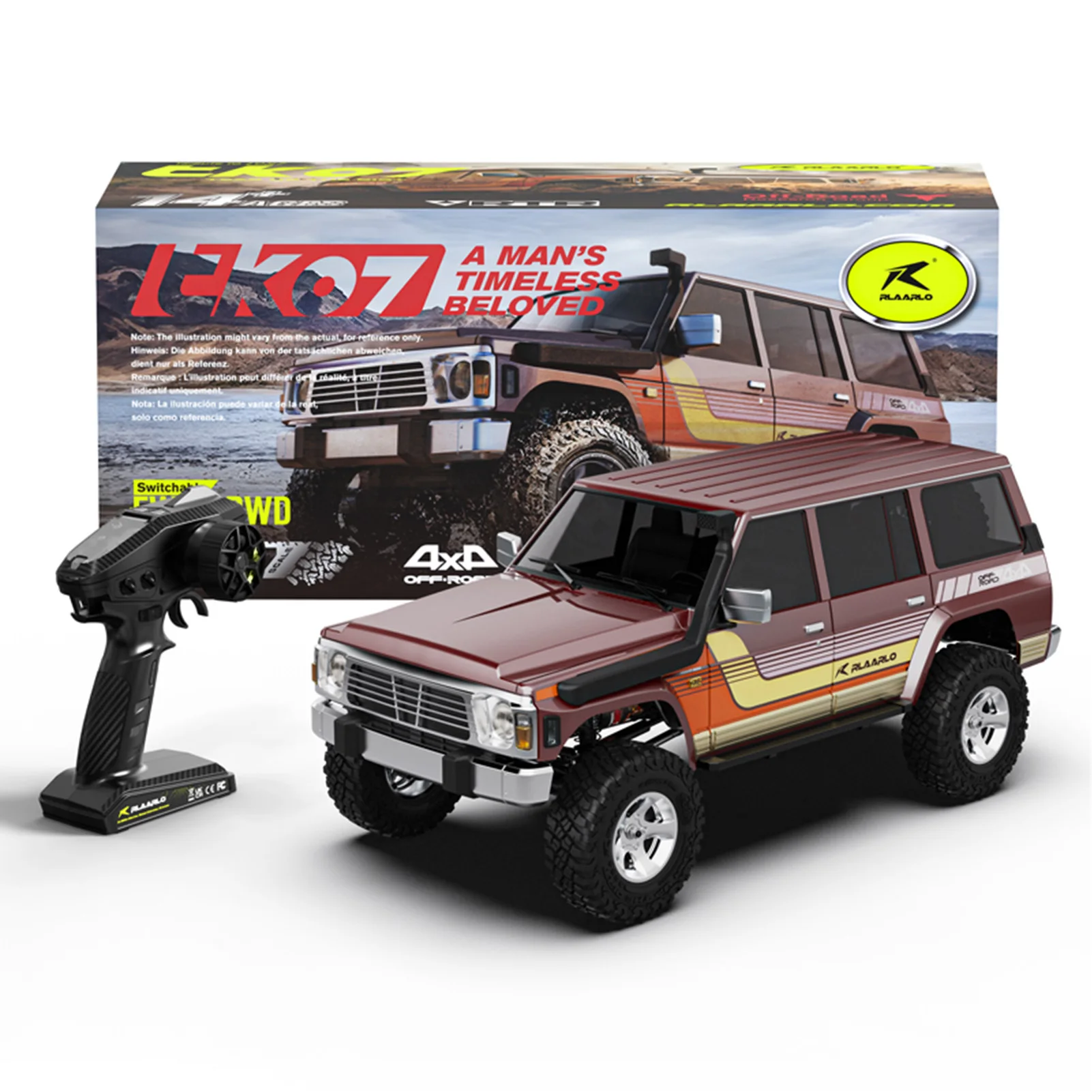 

1/7 TK07 4WD бесщеточный/матовый альпинистский пульт дистанционного управления модель автомобиля электрический двухскоростной дифференциал моделирование внедорожника