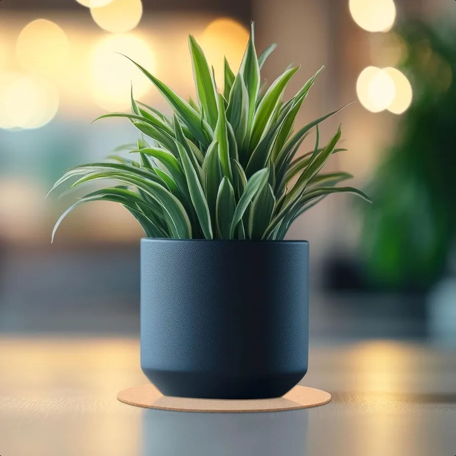 6 قطعة 12 بوصة قاعدة أكواب نباتية الفلين حصيرة الفلين الركيزة للنباتات المستديرة ماصة Corkboard حصيرة وسادة زارع الصحون لتناول الطعام المطبخ #4