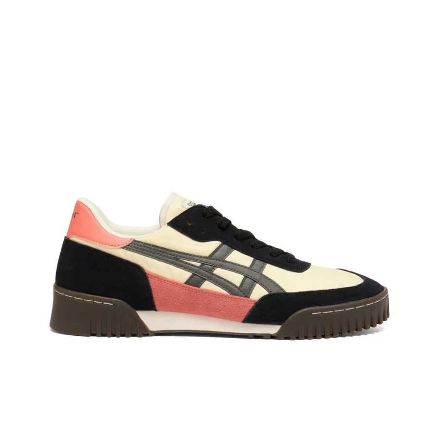 Onitsuka Tiger ROTEMIT Unisex Black/White Low-Top Commuter Sneakers – Retro-Style Two-Tone Casual Everyday Design 1183C614-101