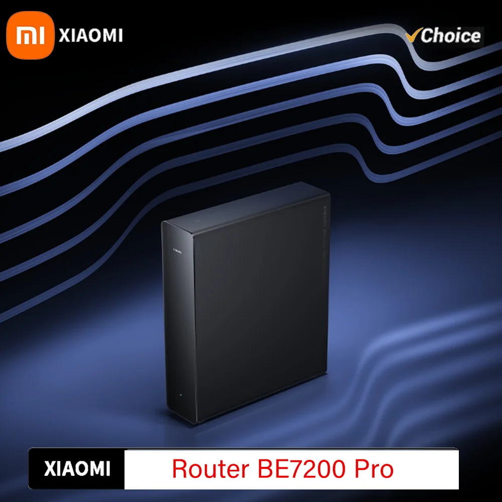 Original Xiaomi Router BE7200 Pro 7200Mbps WiFi 7 All 2.5GE Ethernet Ports Built-in 8 Antennas 8 Amplifiers Smart Hub Gateway CN