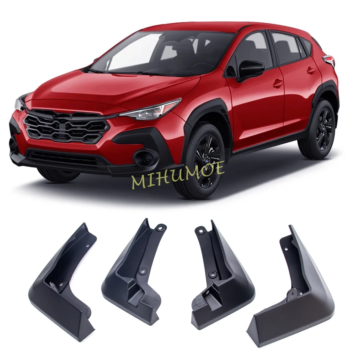 

For Subaru Crosstrek 2024 2025 4Pcs Car Tire Fender Front Rear Wheel Mud Flaps Splash Guards Mudflaps Mudguards With Screw