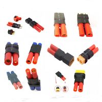 2 Pcs HXT 4.0 mm to Deans T Plug XT60 XT90 EC3 EC5 TRX Male Female Connector Adapter 4.0mm 4mm Bullet for FPV RC Lipo Battery