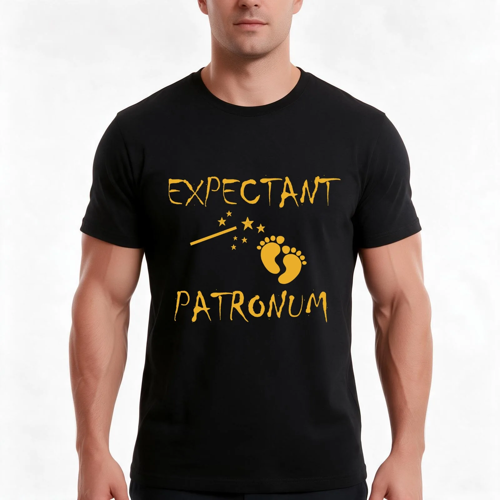 Expectant Patronum Funny Mom Pregnancy Announcement T-Shirt Summer Casual Cotton Tee Oversized Streetwear Tops 100% Cotton