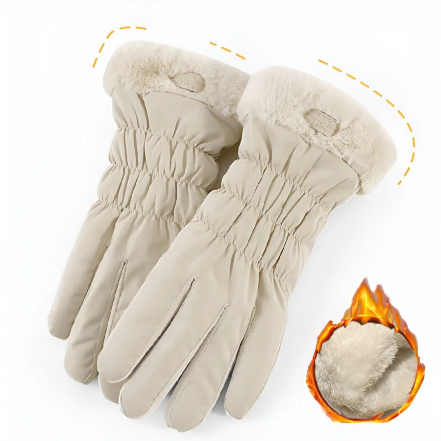 

Ski & Snow Gloves - Winter Snowboard Gloves for Men & Women Cold Weather Fingers Snow Warm Gloves