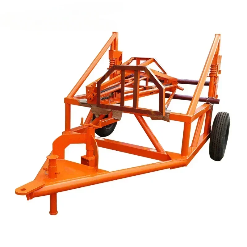 Hydraulic Plastic Steel Cable Drum Carriage Reel Trailer Hot Sales with Winch for Efficient Cable Management