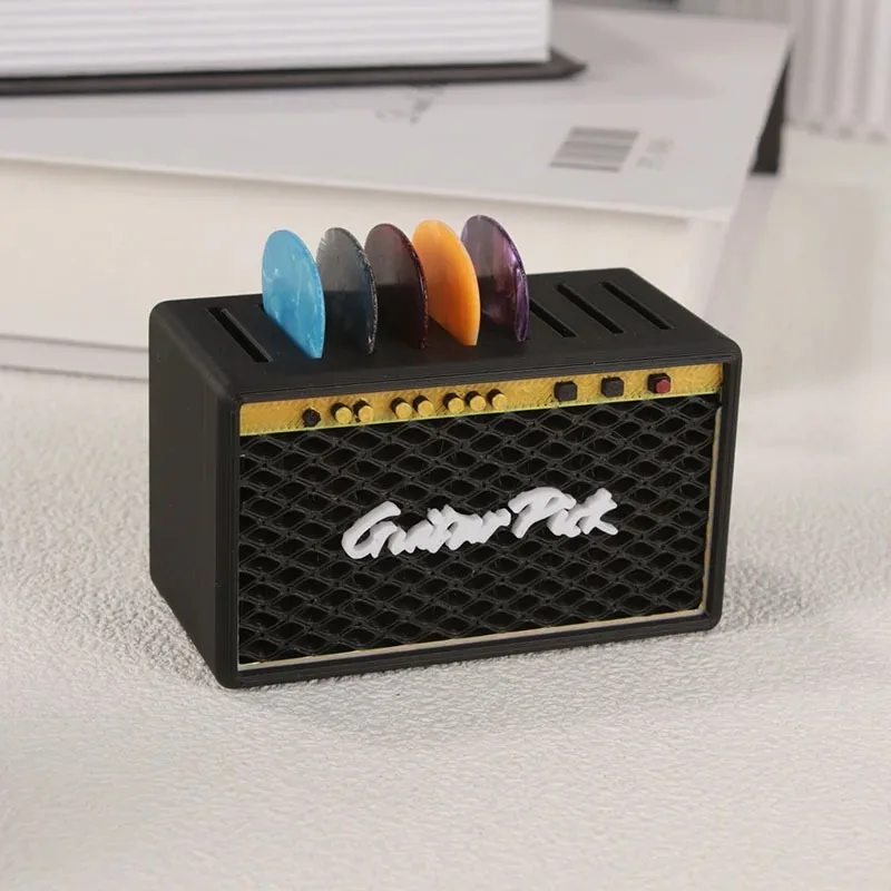 Guitar Picks Holder Personalized Guitar Pick Display Box W/5-9card Slots/ for Musicians, Guitarists and Music Lovers Display