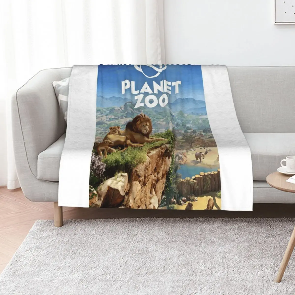 Planet zoo Throw Blanket Fade Resistant Durable Throw Blanket