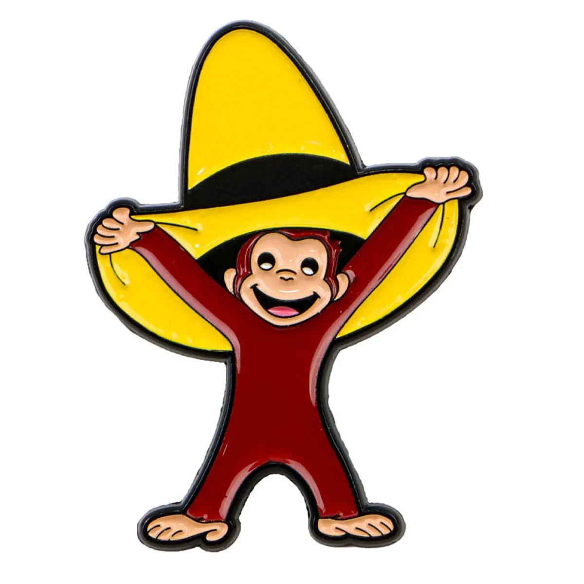 Cute Monkey Enamel Pin Funny Animal Jewelry Cosplay Accessories Kids Gift for Clothes Hat Lapel Pins Brooch on Backpack view 4