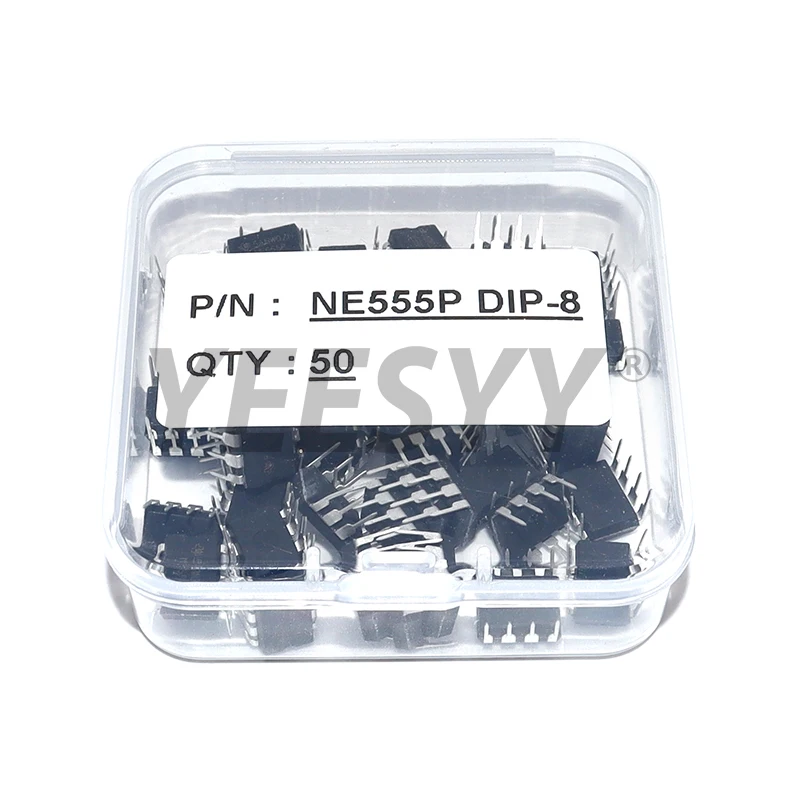 50/25/10PCS NE555 Integrated Circuits NE555 NE555P DIP-8 IC Chip Kit
