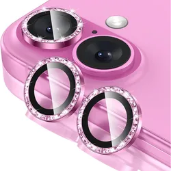 Glitter Bling Metal Tempered Glass Camera Lens Protector for IPhone 17 Air 16 15 14 13 Pro Max Plus 16Pro Full Cover Accessory
