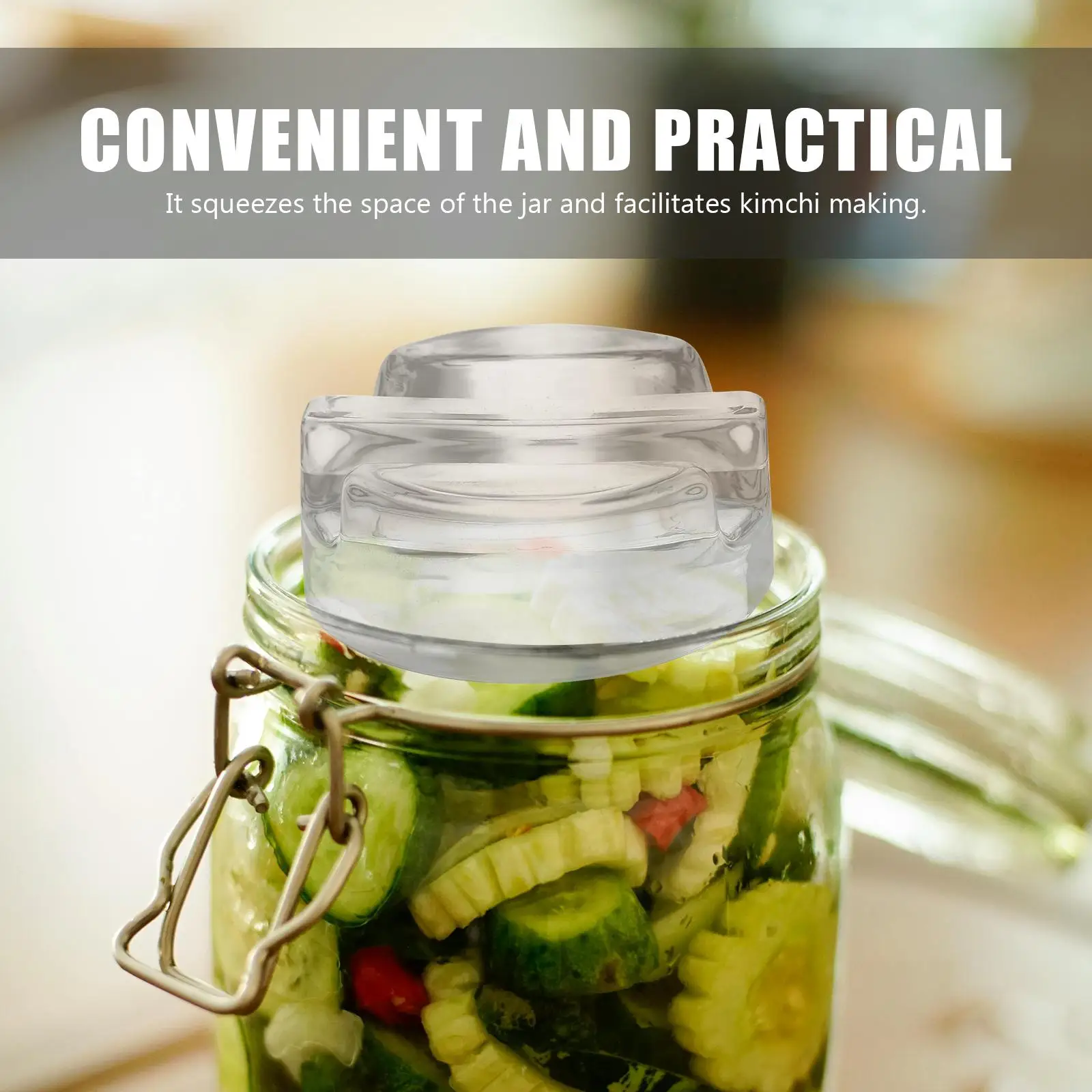 الجرار مع أغطية ملحقات تخمير الحجر للمخلل يمكن توسيع الفم