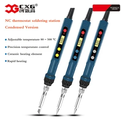 CXG D60W/D90W/D110W CXG 936D Electric Soldering Iron LCD Digital Display Sleep Function Welding Tool Pluggable Heating Element