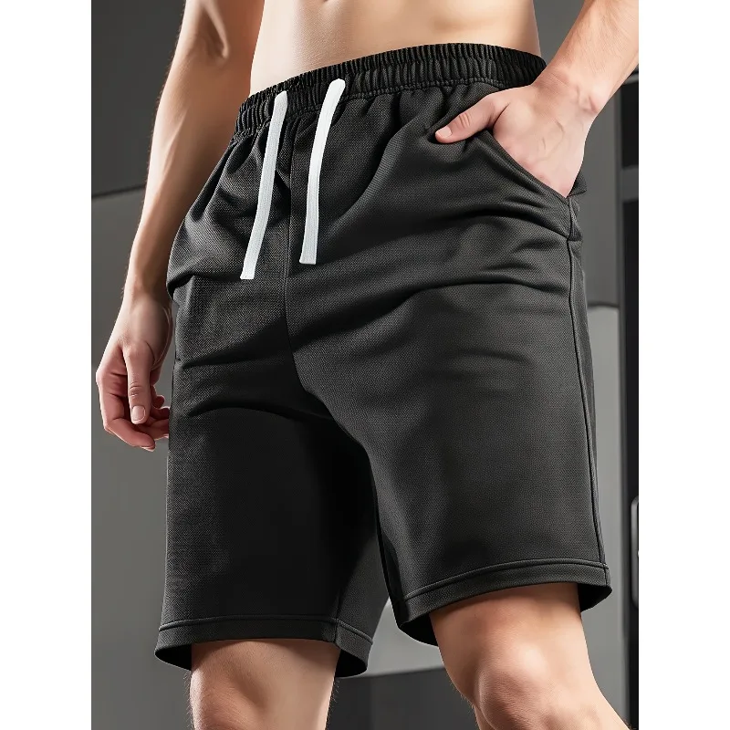 

Летние прохладные шорты для активного отдыха, мужские свободные и универсальные повседневные спортивные брюки длиной до колена